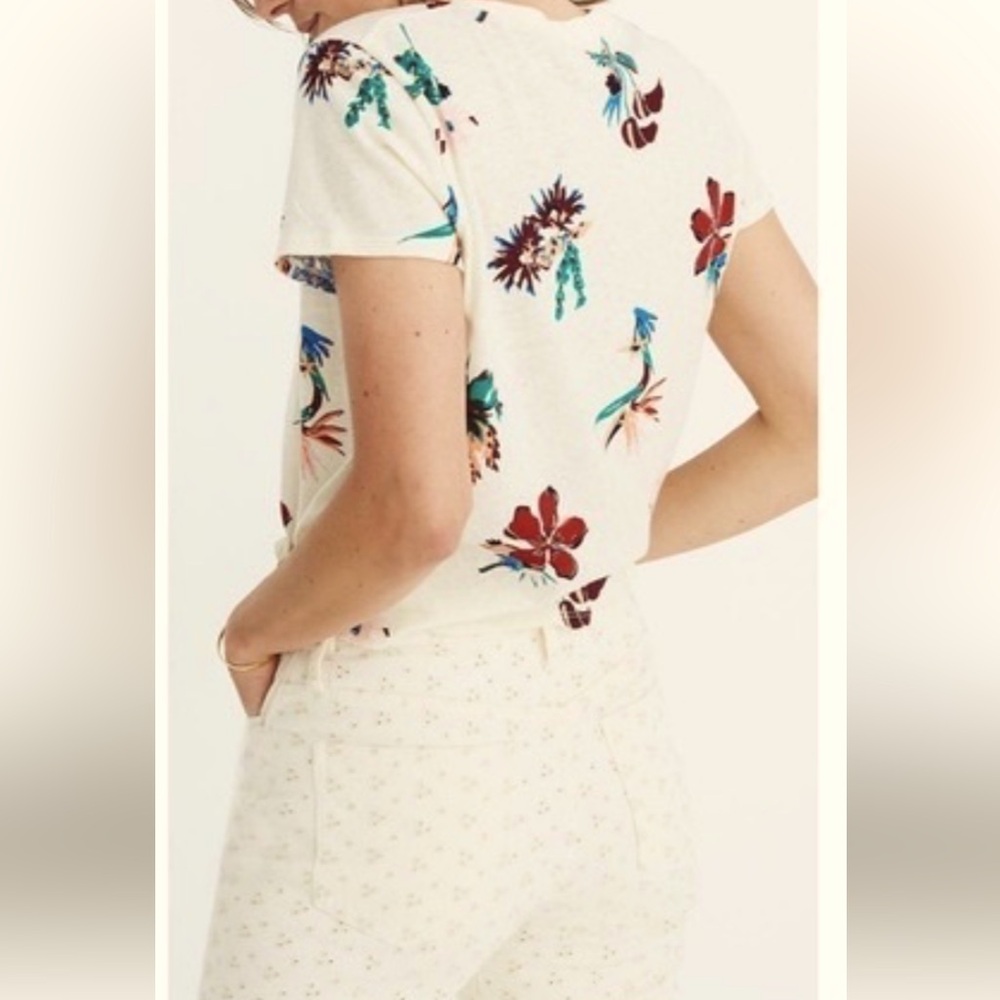 Madewell floral top size XL - Picture 2 of 4